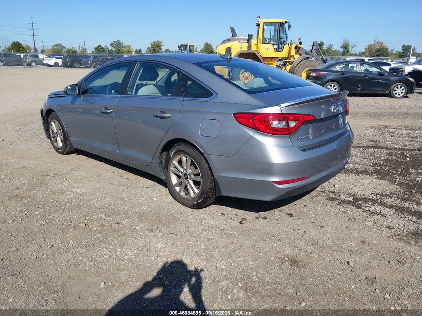 Vin: 5npe24af3fh216303, lot: 46584292, hyundai sonata se 20153