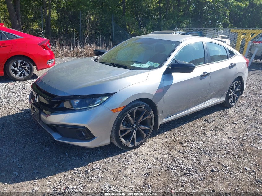 Vin: 2hgfc2f8xkh542278, lot: 46584343, honda civic sport 20192