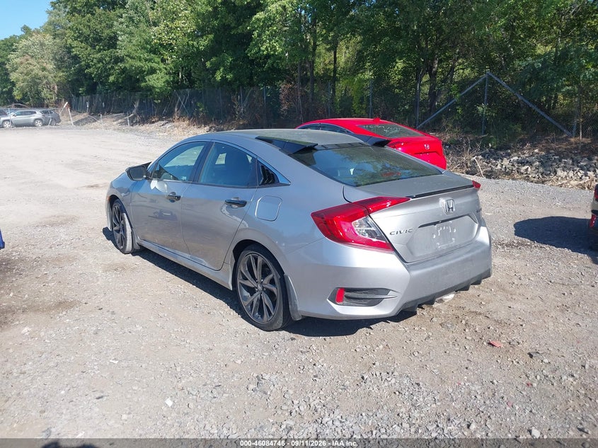 Vin: 2hgfc2f8xkh542278, lot: 46584343, honda civic sport 20193