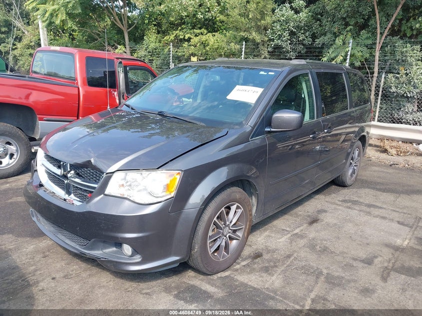 Vin: 2c4rdgcg8hr857097, lot: 46584346, dodge grand caravan sxt 20172