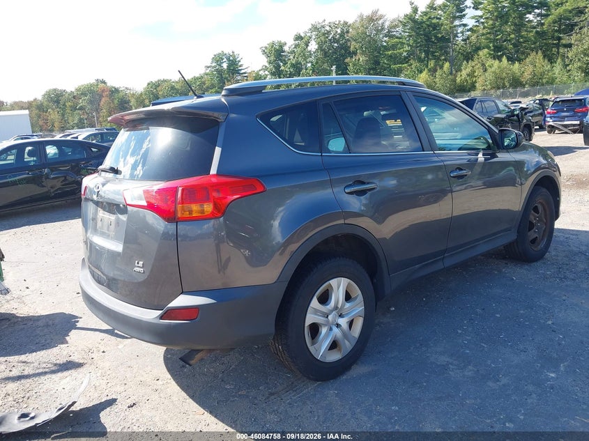 Vin: 2t3bfrev0dw036692, lot: 46584355, toyota rav4 le 20134