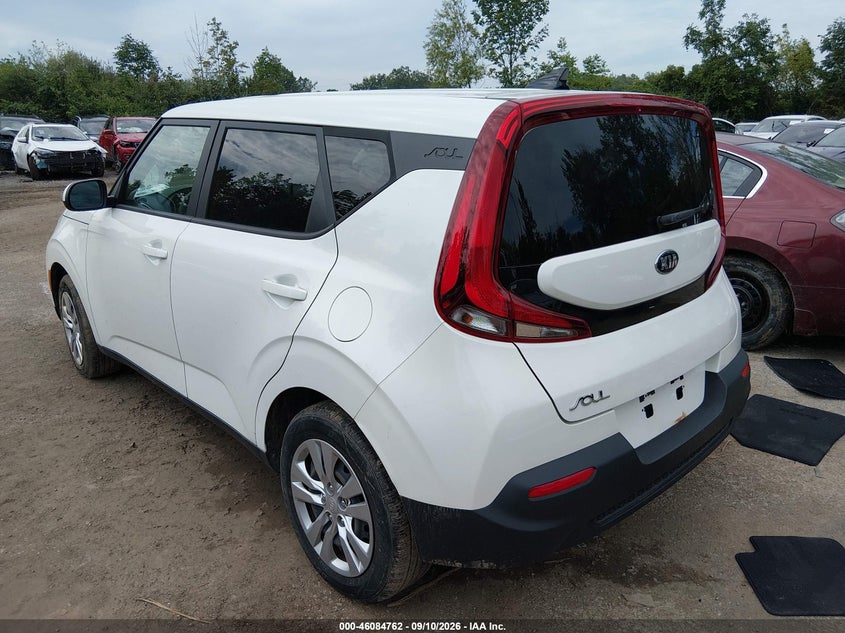 Vin: kndj23au0m7797476, lot: 46584359, kia soul lx 20213