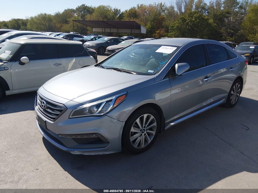 Vin: 5npe34af1fh140125, lot: 46584362, hyundai sonata sport 20152