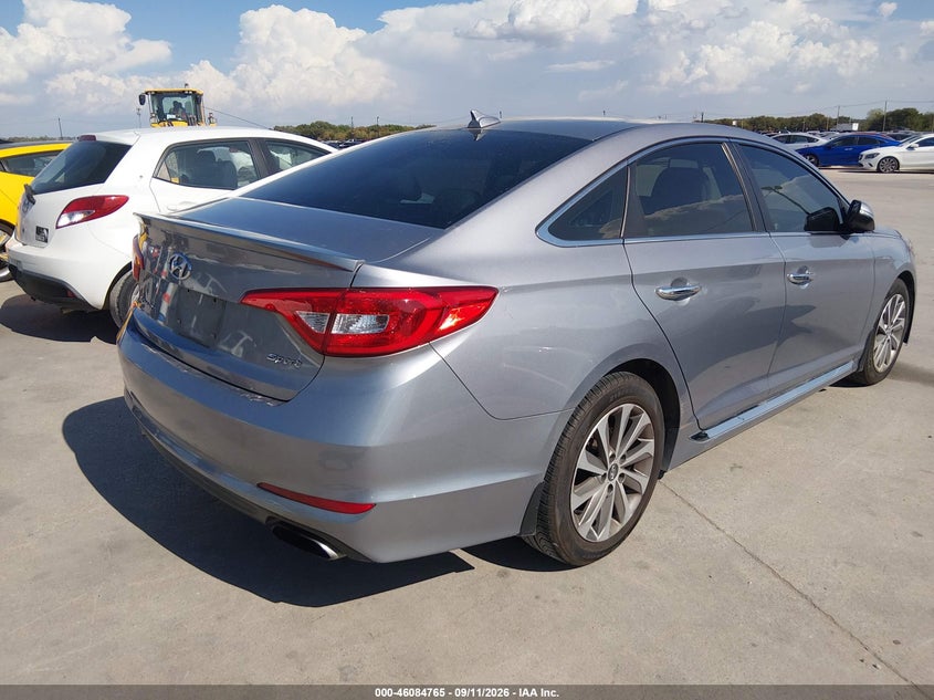 Vin: 5npe34af1fh140125, lot: 46584362, hyundai sonata sport 20154