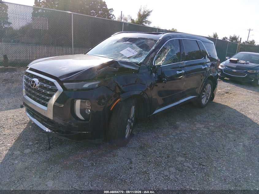 Vin: km8r5dhe6lu104548, lot: 46584367, hyundai palisade limited 20202