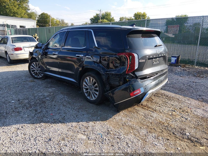 Vin: km8r5dhe6lu104548, lot: 46584367, hyundai palisade limited 20203