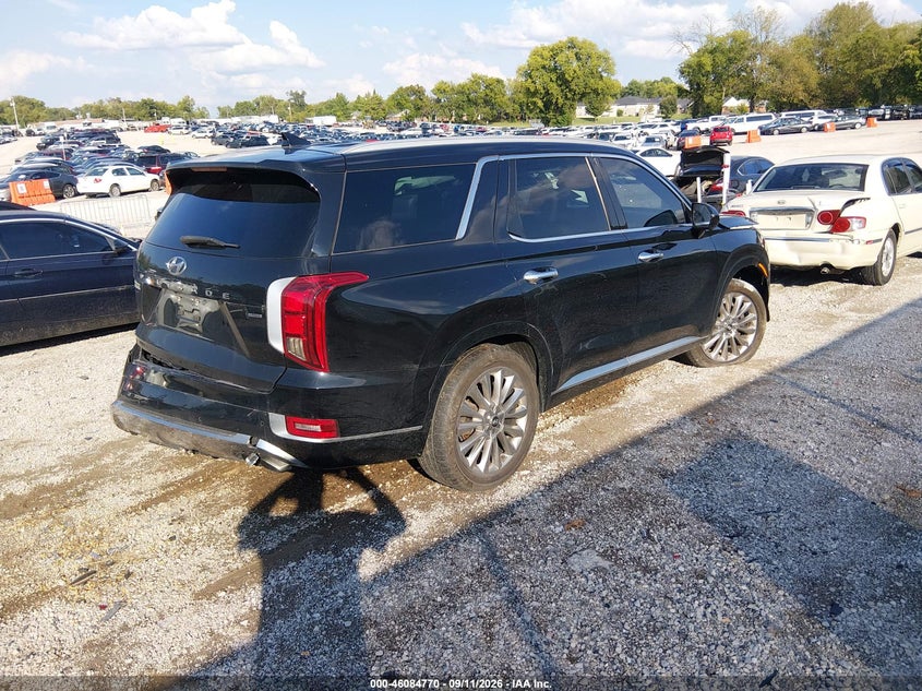 Vin: km8r5dhe6lu104548, lot: 46584367, hyundai palisade limited 20204