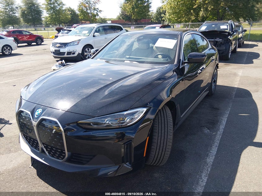 Vin: wby43aw01rfr78618, lot: 46584412, bmw i4 gran coupe edrive35 20242