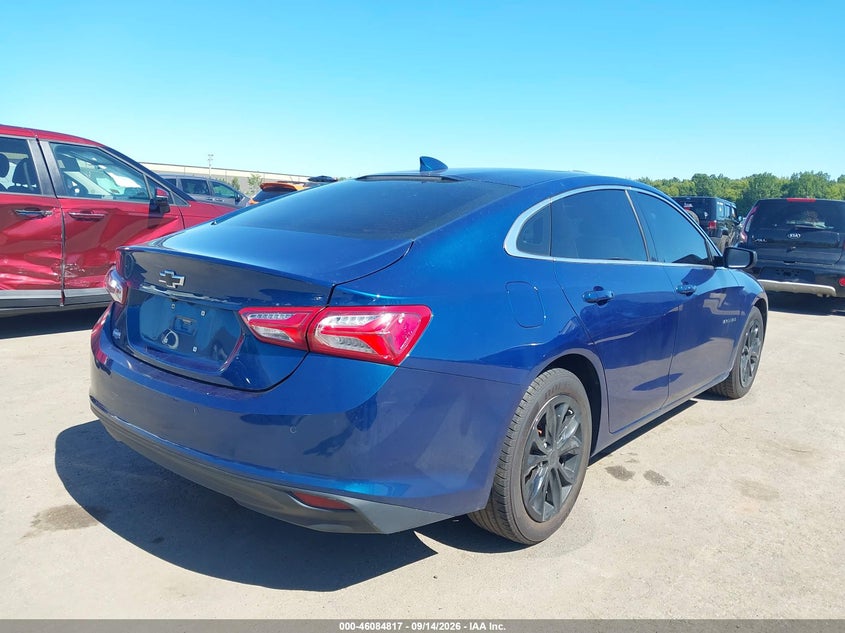 Vin: 1g1zd5st8kf161821, lot: 46584414, chevrolet malibu lt 20194
