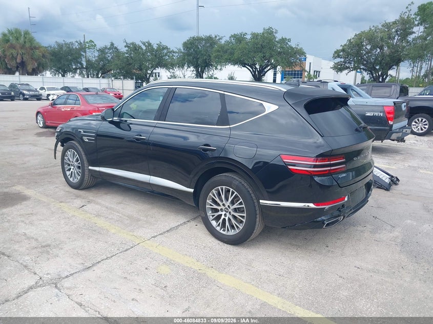 Vin: kmuhb4sb2mu051062, lot: 46584430, genesis gv80 2.5t rwd 20213