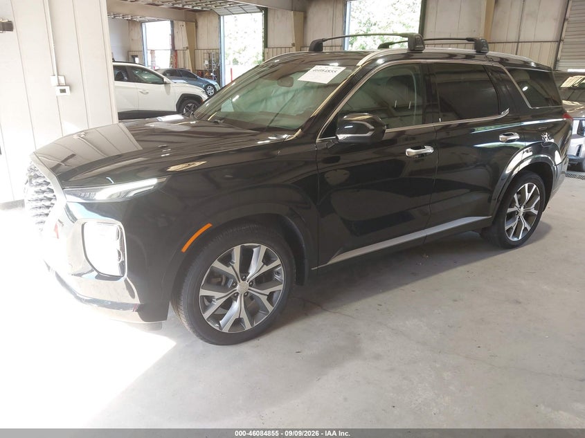 Vin: km8r5dhe4mu175605, lot: 46584452, hyundai palisade limited 20212