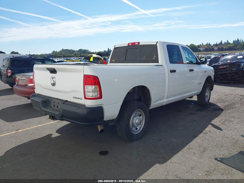 Vin: 3c6ur5cj0ng146823, lot: 46584512, ram 2500 tradesman  4x4 6'4 box 20224