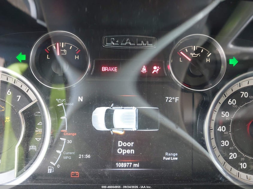 RAM 1500 2018 VIN 3C6RR7LG6JG264830