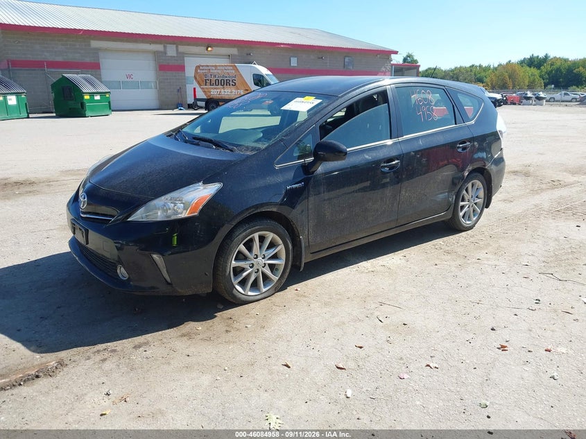 Vin: jtdzn3eu6ej008322, lot: 46584555, toyota prius v five 20142