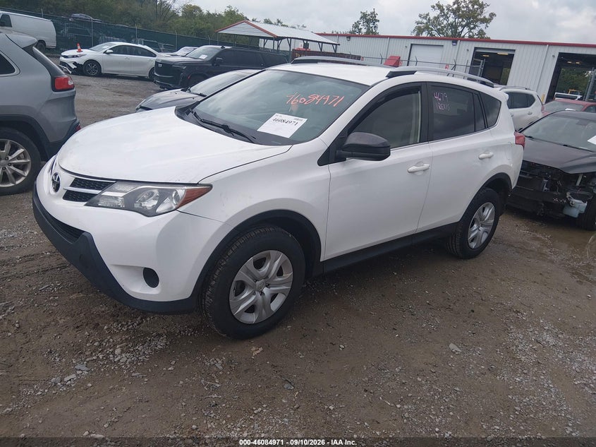 Vin: jtmzfrev9fj048503, lot: 46584568, toyota rav4 le 20152