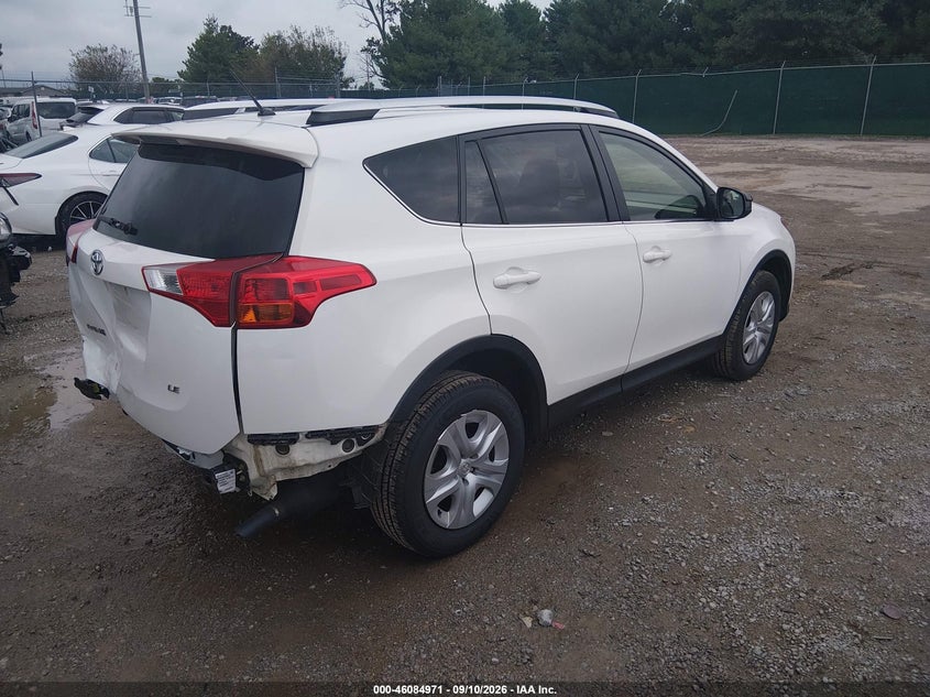 Vin: jtmzfrev9fj048503, lot: 46584568, toyota rav4 le 20154