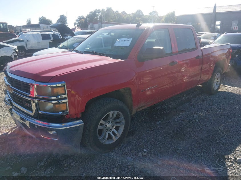 Vin: 3gcukrec8eg388567, lot: 46584597, chevrolet silverado 1500 2lt 20142