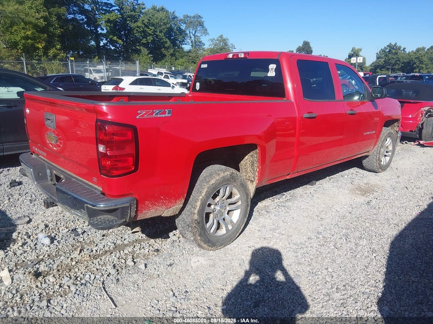 Vin: 3gcukrec8eg388567, lot: 46584597, chevrolet silverado 1500 2lt 20144
