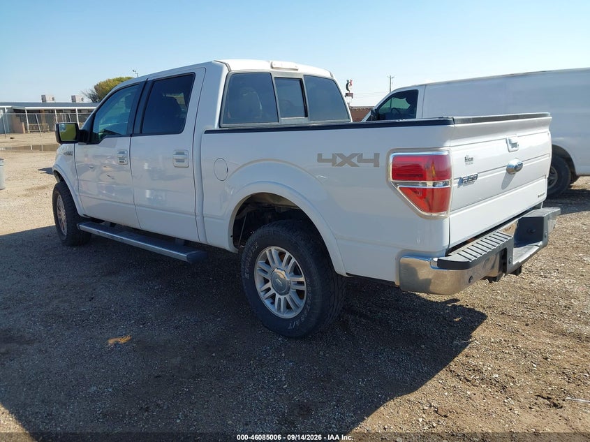 Vin: 1ftfw1ef4cfa42085, lot: 46584603, ford f-150 lariat 20123
