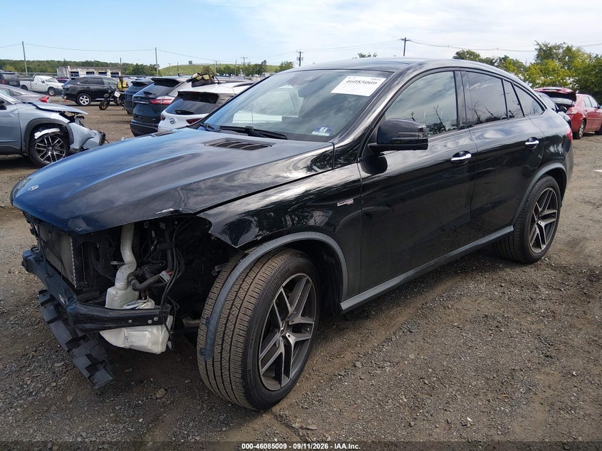 Vin: 4jged6ebxha080173, lot: 46584606, mercedes-benz amg gle 43 coupe 4matic 20172