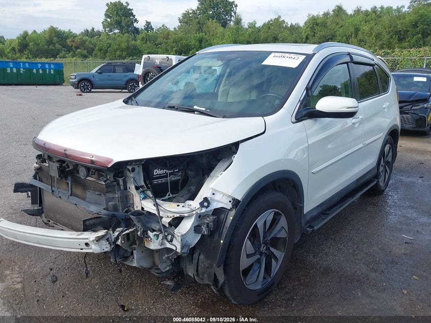 Vin: 5j6rm3h98fl012060, lot: 46584640, honda cr-v touring 20152