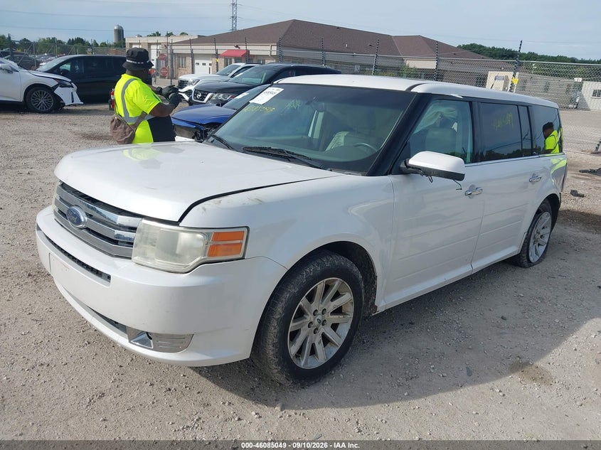 Vin: 2fmgk5cc9aba18360, lot: 46584646, ford flex sel 20102