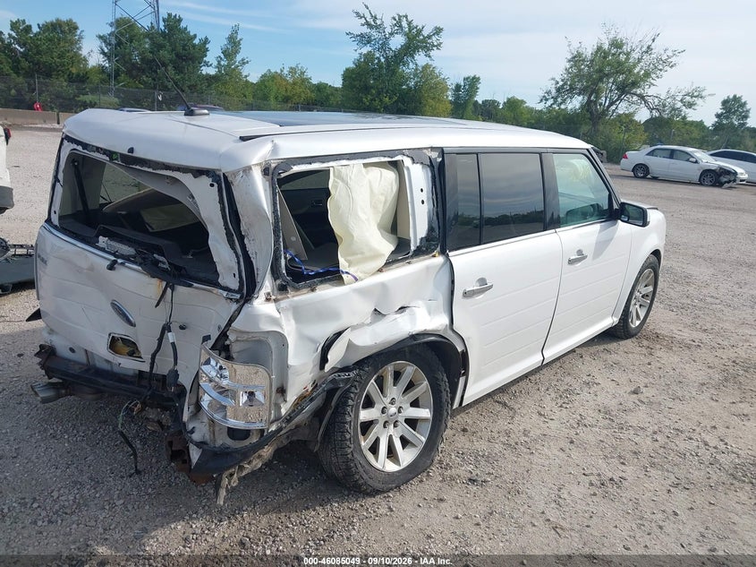 Vin: 2fmgk5cc9aba18360, lot: 46584646, ford flex sel 20104