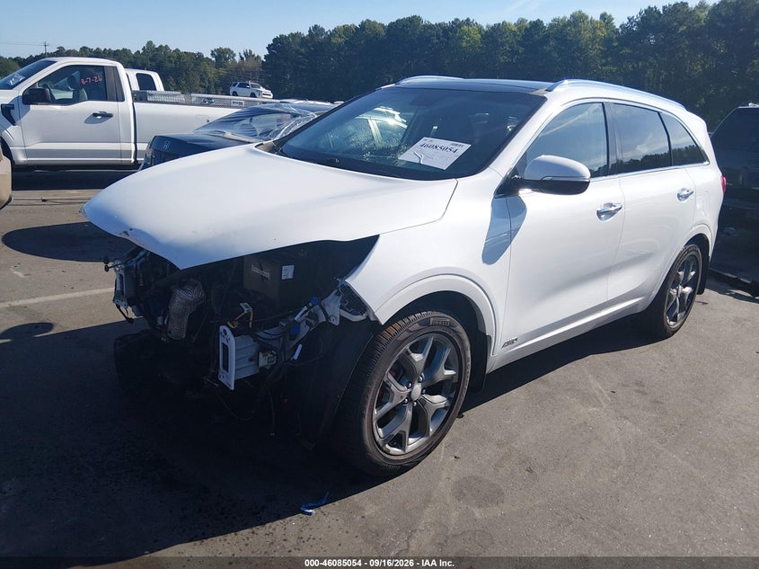Vin: 5xypkda51gg008218, lot: 46584651, kia sorento 3.3l sx 20162