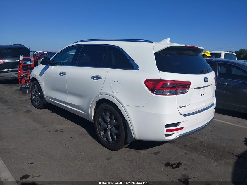 Vin: 5xypkda51gg008218, lot: 46584651, kia sorento 3.3l sx 20163