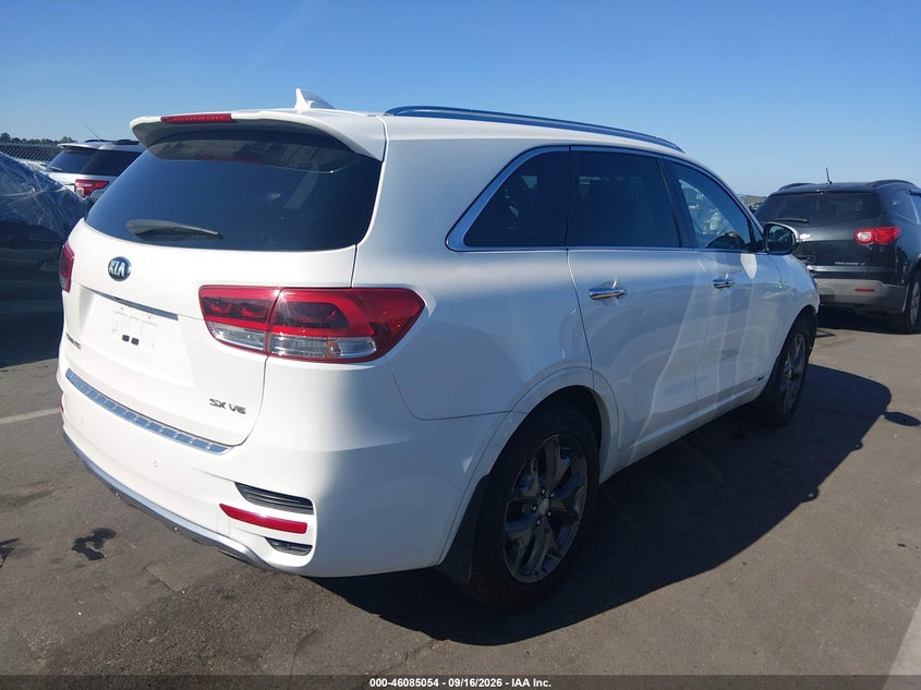 Vin: 5xypkda51gg008218, lot: 46584651, kia sorento 3.3l sx 20164