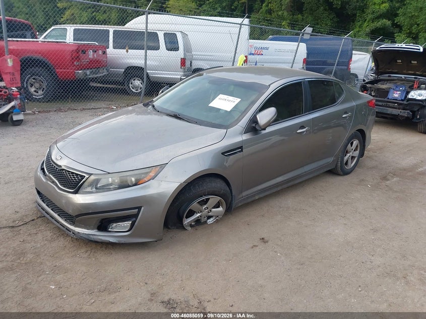 2014 Kia Optima, Right Side, IAAI, VIN 5XXGM4A77EG272363 — photo 2