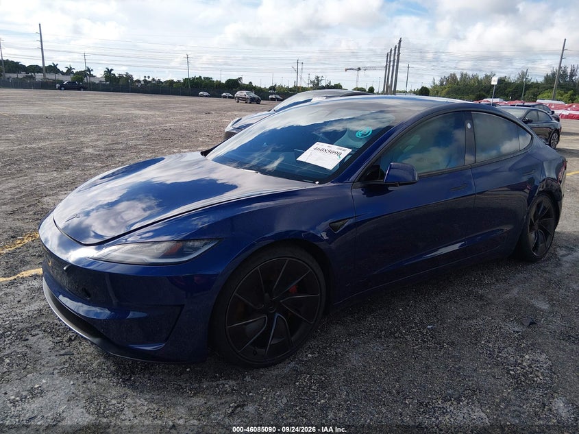 Vin: 5yj3e1et6tf130555, lot: 46584687, tesla model 3 performance all-wheel drive 20262