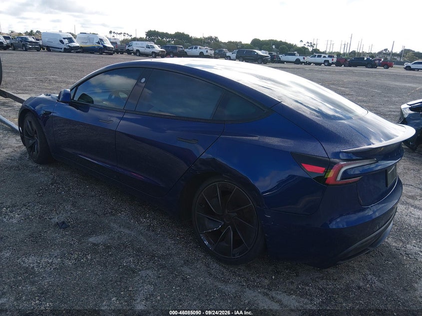 Vin: 5yj3e1et6tf130555, lot: 46584687, tesla model 3 performance all-wheel drive 20263