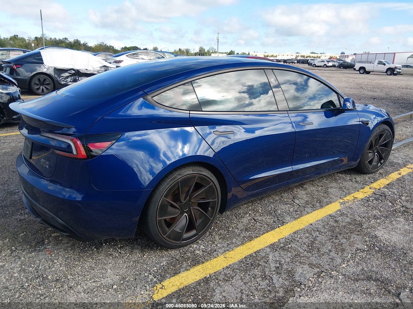 Vin: 5yj3e1et6tf130555, lot: 46584687, tesla model 3 performance all-wheel drive 20264