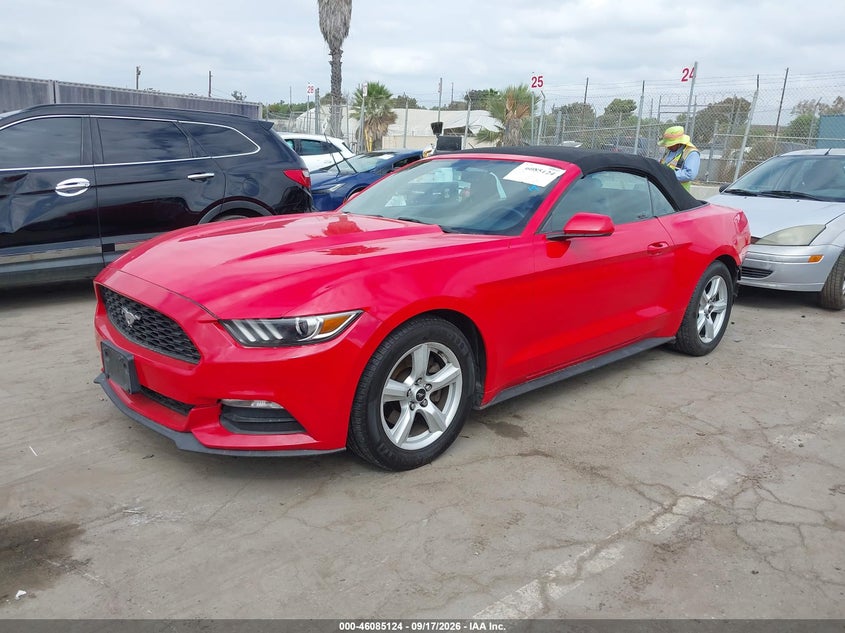 Vin: 1fatp8emxg5291905, lot: 46584721, ford mustang v6 20162