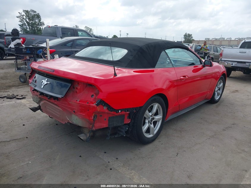 Vin: 1fatp8emxg5291905, lot: 46584721, ford mustang v6 20164