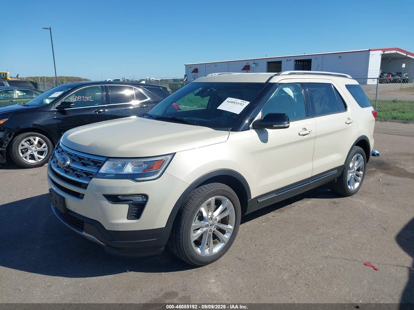 Vin: 1fm5k8d81jgb16116, lot: 46584789, ford explorer xlt 20182