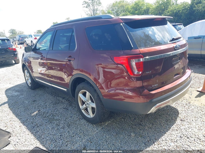 Vin: 1fm5k8d81ggc32537, lot: 46584811, ford explorer xlt 20163