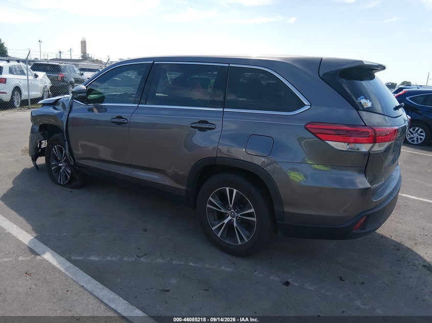 Vin: 5tdzarfh2ks059475, lot: 46584815, toyota highlander le 20193