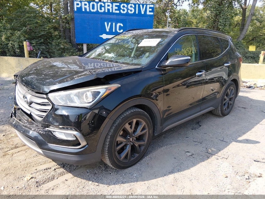 Vin: 5xyzw4la0hg435849, lot: 46584818, hyundai santa fe sport 2.0t ultimate 20172