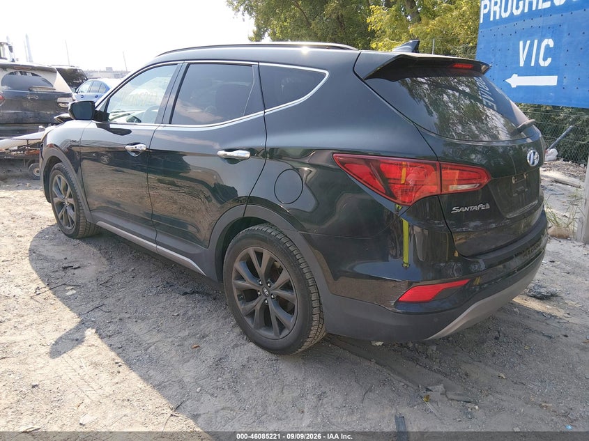 Vin: 5xyzw4la0hg435849, lot: 46584818, hyundai santa fe sport 2.0t ultimate 20173