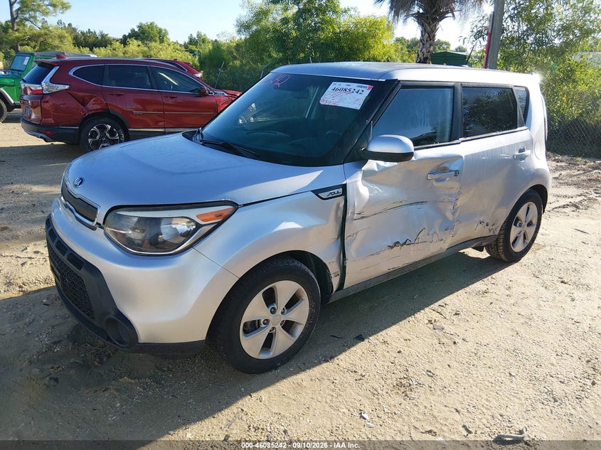 2016 Kia Soul, Левый бок, IAAI, VIN KNDJN2A26G7844630 — фото 2
