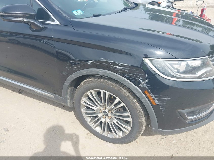 LINCOLN MKX 2016 VIN 2LMTJ8LR6GBL83891