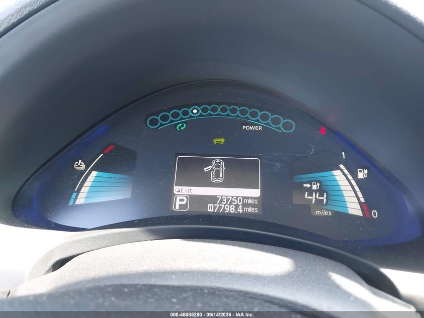 NISSAN LEAF 2015 VIN 1N4AZ0CP8FC313345