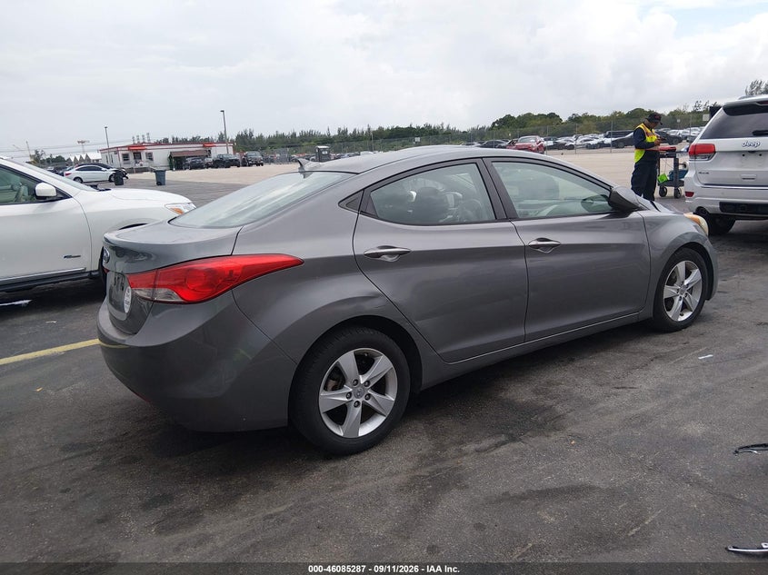 Vin: 5npdh4ae8dh172751, lot: 46584894, hyundai elantra gls 20134