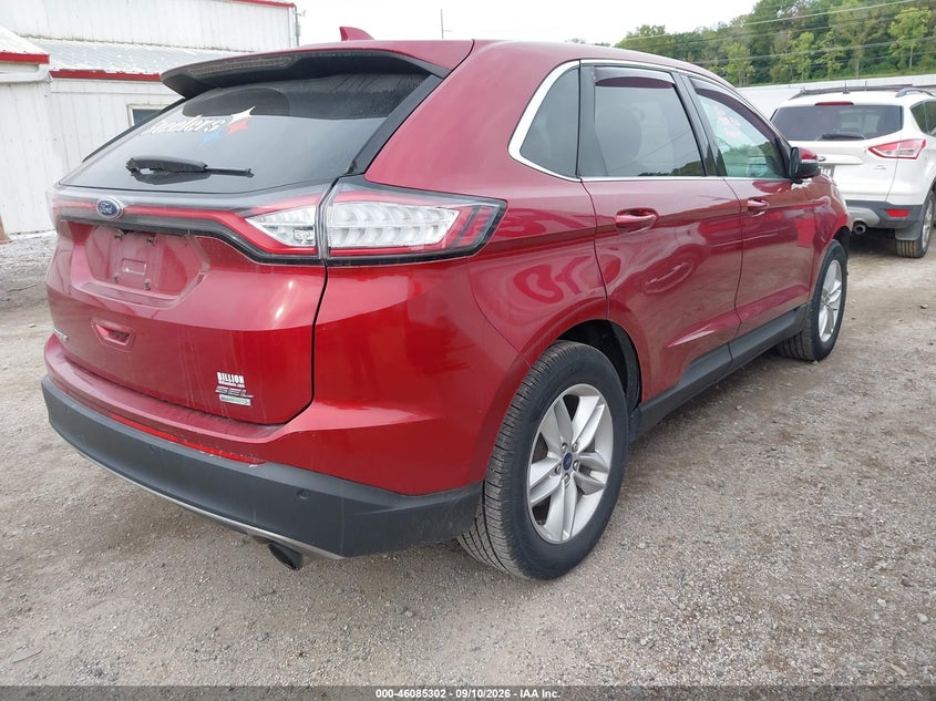 Vin: 2fmtk3j9xfbb56944, lot: 46584909, ford edge sel 20154