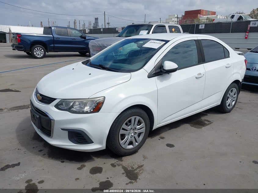 Vin: 1g1jb5sg4h4114991, lot: 46584931, chevrolet sonic ls auto 20172