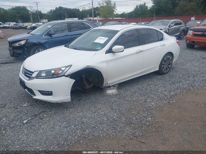 Vin: 1hgcr2f57ea066162, lot: 46584934, honda accord sport 20142