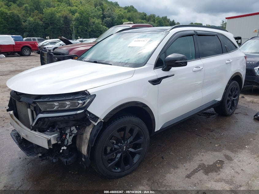 Vin: 5xyrkdlf7mg046952, lot: 46584974, kia sorento sx 20212