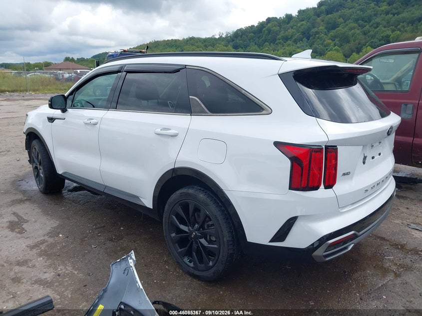 Vin: 5xyrkdlf7mg046952, lot: 46584974, kia sorento sx 20213